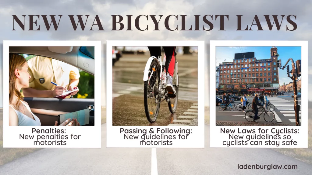 New Laws 2020 Washington State Bicyclists