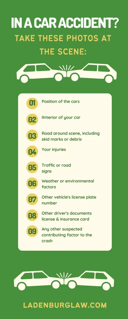 List of Photos to Take at the Car Accident Scene