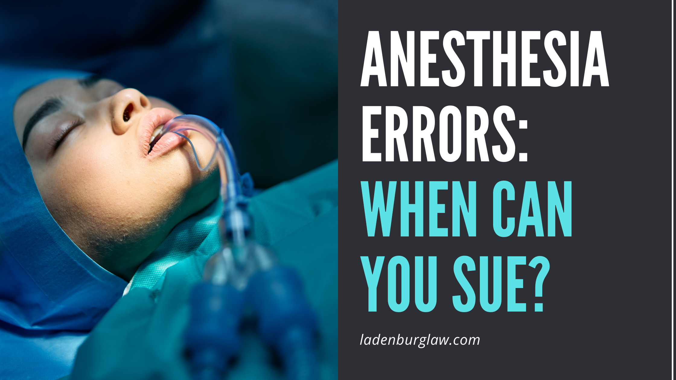 Anesthesia Errors When Can You Sue