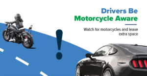 Drivers can help prevent motorcycle crashes